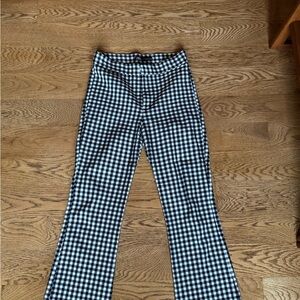Zara gingham capris